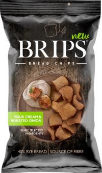 Brotchips "BRIPS" mit Sauerrahm- und Zwiebelgeschmack 