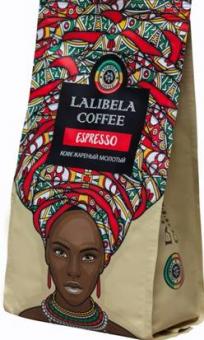 Gemahlener Röstkaffee "LALIBELA COFFEE ESPRESSO" 200 g. 