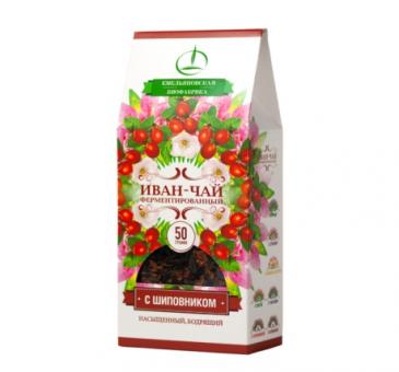 Fermentierter Tee "Ivan-Chai" mit Hagebutten, Packung 50 g 