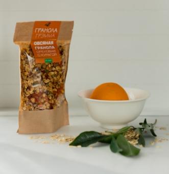 Hafergranola "Nuss mit getrockneten Aprikosen", 300 g. 