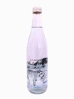 Gletscher natürliches Wasser Esszimmer Alanian Glaciers", 12 * 0,5 l, nicht gasförmig, Super-Premium-Glas 