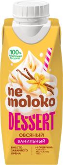 0,25 l "Nemoloko" Dessert Haferflocken Vanille, angereichert mit Beta-Carotin 