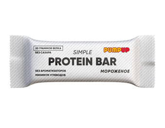 Unglazed coconut simple bar, PUMP UP 50g 