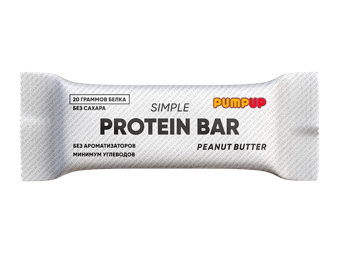 Unglazed simple "ice cream" bar, PUMP UP 50g 