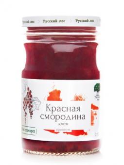 Marmelade "Russischer Wald" PREMIUM Rote Johannisbeere 220 gr. 