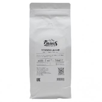 Geröstete Kaffeebohnen Bravos Mexico Decaf, 1000g 