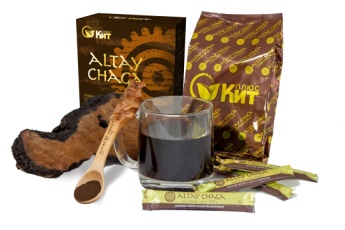 Trockenes Instantgetränk auf Basis von 100% Chaga Birkenpilzextrakt. 60 GR. 