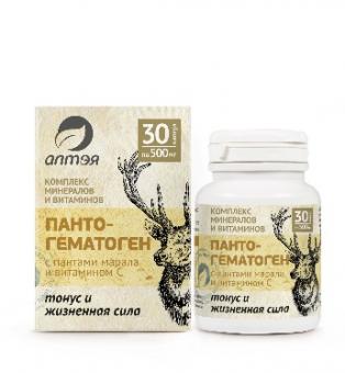 Pantohematogen "Tonus und vital" mit Pantami Maral, 30 Kapseln. auf 500 mg 