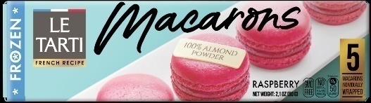 Macarons mit Himbeerfüllung gefrorene, 60g 