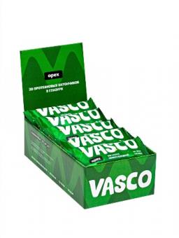 Vasco Proteinriegel glasiert mit Nussgeschmack und Karamellfüllung, 20 Stück, 0,842 g 