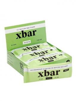 Xbar Proteinriegel mit Pistaziengeschmack Showbox, 12er Pack, 738 g 