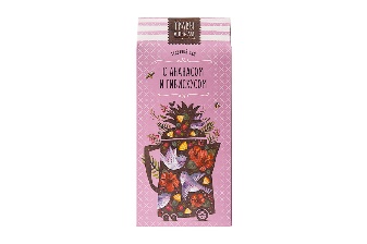 Herbal tea "HERBS and BEES" with pineapple and hibiscus 40g (cardboard box) 