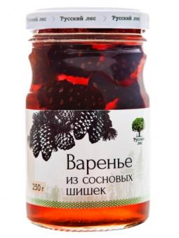 Marmelade aus grünen Tannenzapfen "Russischer Wald" 250 gr. 