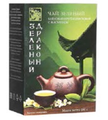 GRÜNER DRACHE Grüner Tee mit großen Blättern und Jasmin 100 g / Packung (TDH): 21 