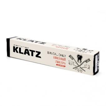 Zahnpasta für Männer Klatz BRUTAL ONLY Tollwütiger Ingwer ohne Fluor 75ml 