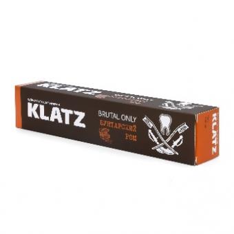 Zahnpasta für Männer Klatz BRUTAL ONLY Rebellischer Rum ohne Fluor 75ml 