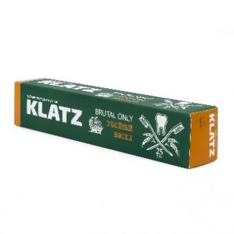 Zahnpasta für Männer Klatz BRUTAL ONLY Töten Whisky ohne Fluor 75 ml 